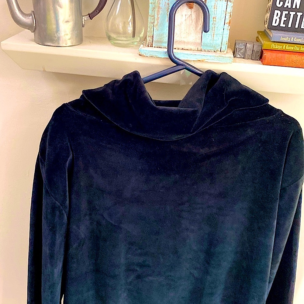 Plus 1X Velvet, Cowl Neck, August Max Dress, Long sleeves - Picture 7 of 8